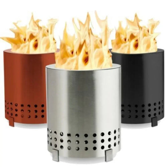 Purilite Select Portable Bonfire Stainless Steel Tabletop Fire Pit – Mini Wood & Pellet Stove for Outdoor & Camping Use - PuriLite