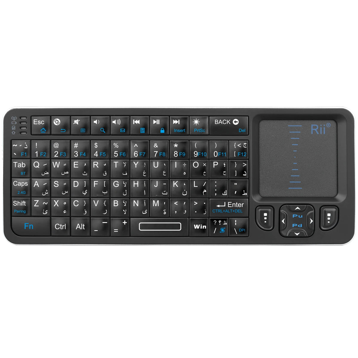 Purilite Select Wireless Mini Keyboard with Touchpad & IR Remote Function - PuriLite