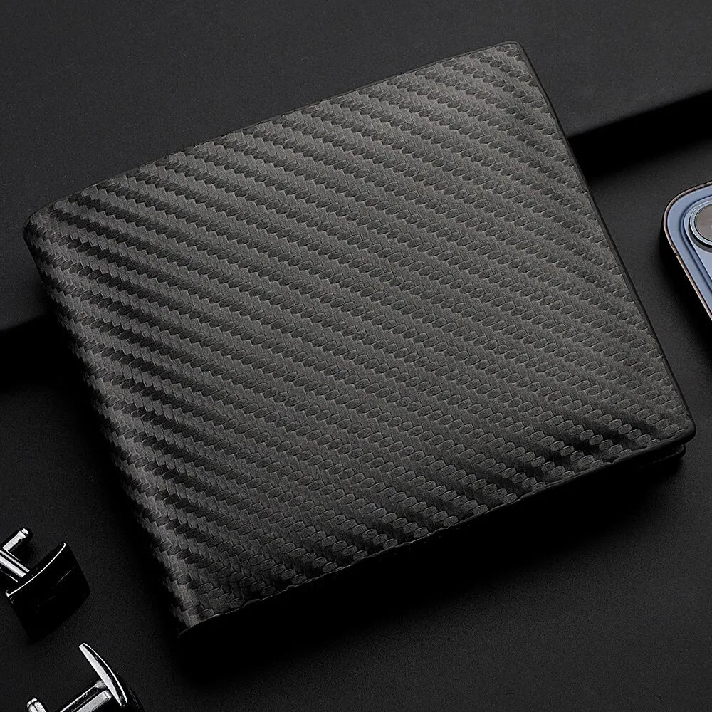 Purilite Select Carbon Fiber Short Wallet for Men - PuriLite