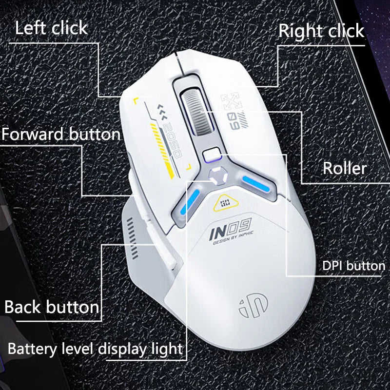 🎮 Purilite Select – IN9 Wireless Gaming Mouse - PuriLite