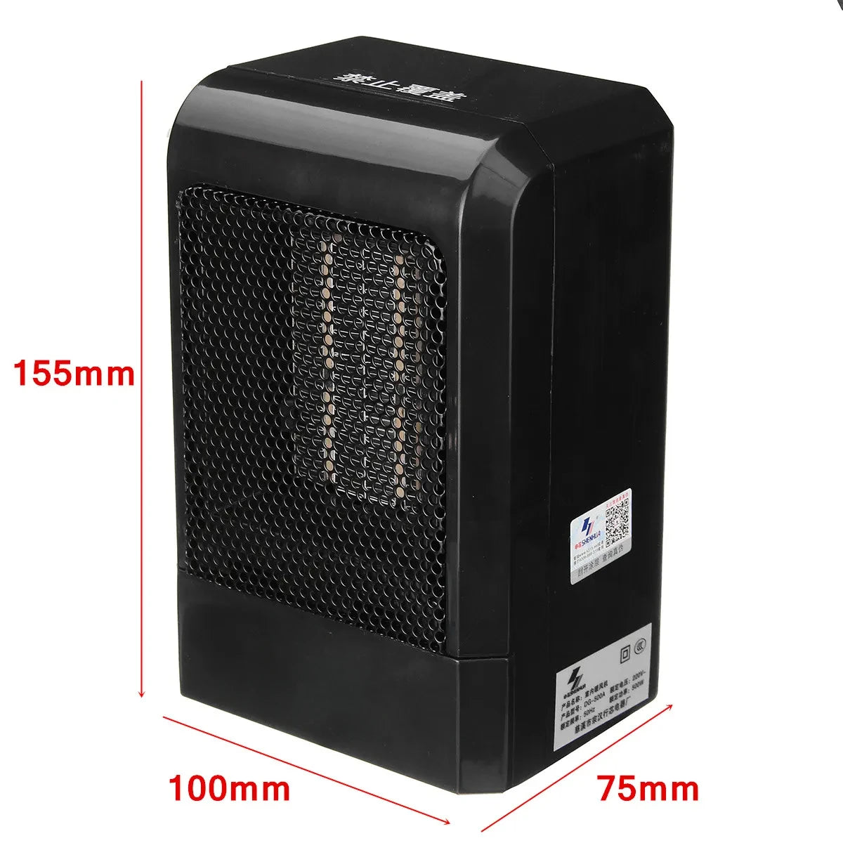 Purilite Select 500W Portable Mini Fan Space Heater – Compact, Quiet, and Efficient Heating for Home & Office Use - PuriLite