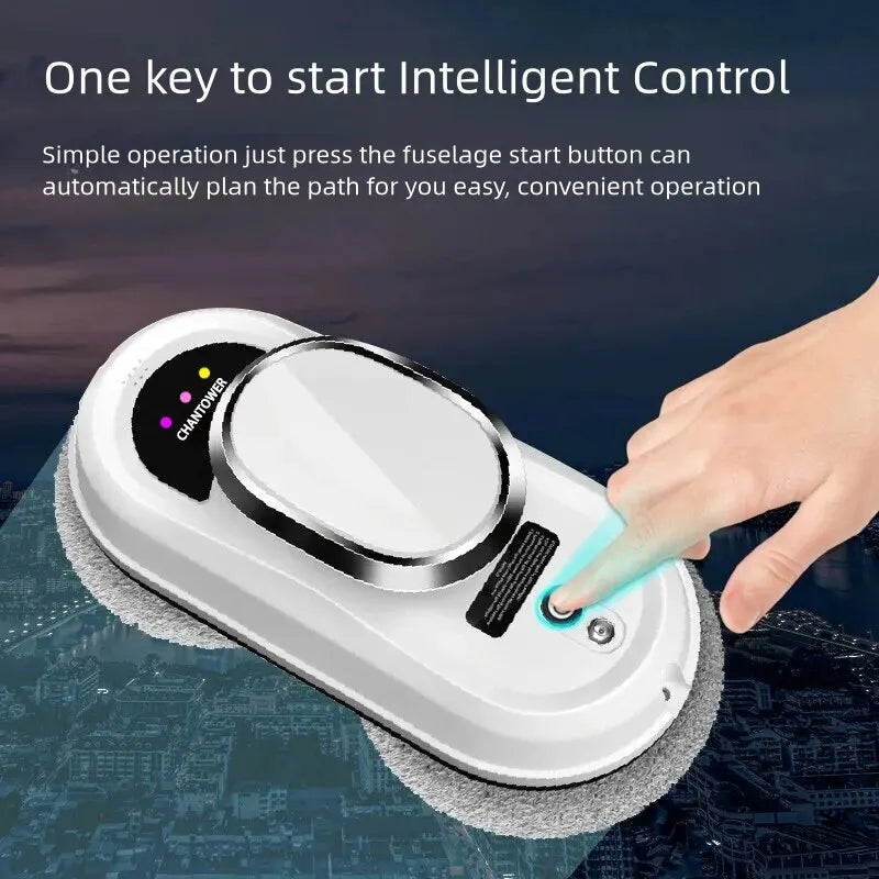 Purilite Select Intelligent Window Cleaning Robot – Automatic Electric Glass Cleaner with Remote Control, Ultra-Thin Design, Smart Suction Technology - PuriLite