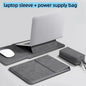 Purilite Select | 3-in-1 Laptop Stand Bag | Waterproof PU Leather Laptop Sleeve Case | Shockproof Notebook Cover with Built-In Stand | 13–16 Inch Laptop Bag for Men & Women - PuriLite
