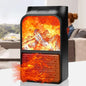 Purilite Select Portable 3D Flame Space Heater – Wall-Mounted Electric Heater with Remote Control - PuriLite