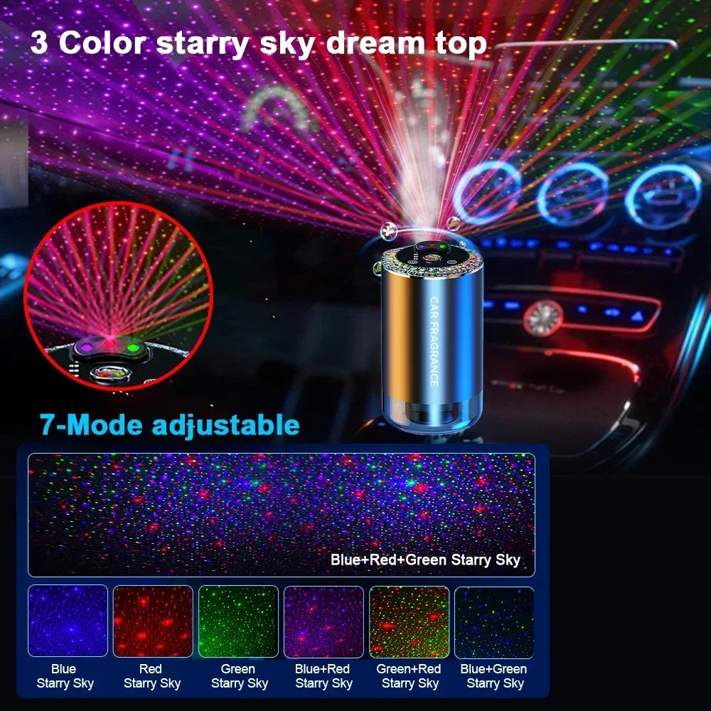 Purilite Select Smart Car Air Freshener & Starry Light Diffuser - PuriLite