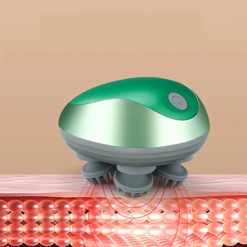 Mini Head Massager Magnetic Rechargeable Massager Electric Scalp Kneading Multifunction Physiotherapy Instrument - PuriLite