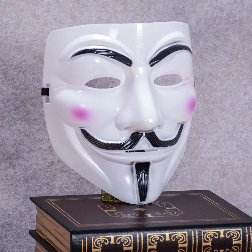 Purilite Select Hackers Multi-Color V Mask – Cosplay & Masquerade Face Mask - PuriLite