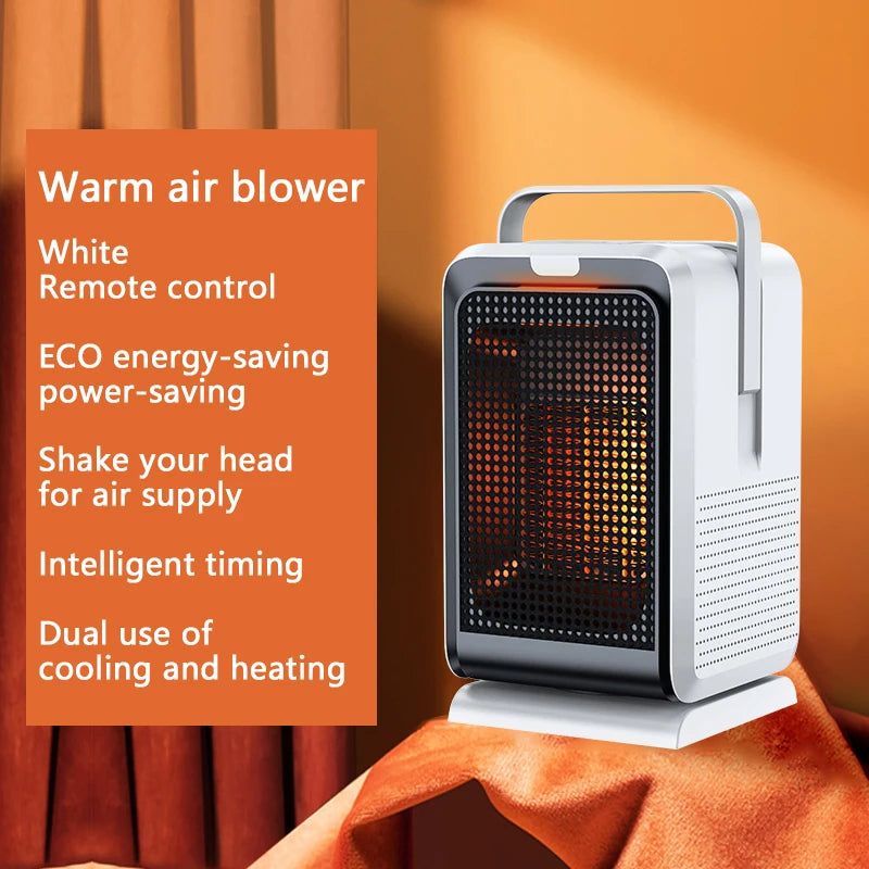 Purilite Select The Original Grate Heater – 1000W Powerful Desktop Ceramic Heater with Remote Control - PuriLite