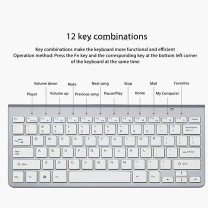 Purilite Select Slim Wireless Keyboard & Mouse Combo - PuriLite