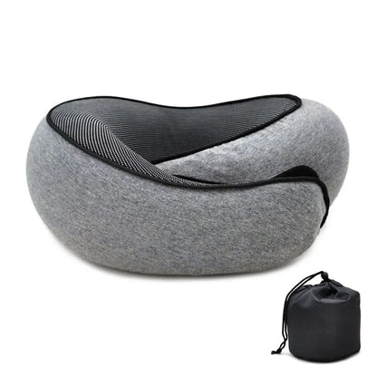 Purilite Select Memory Foam Travel Neck Pillow – U-Shaped Snail Style Portable Sleep Support Pillow - PuriLite