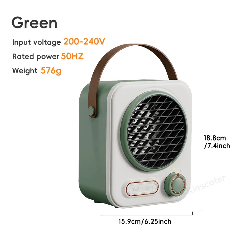 Electric Mini Fan Heater Warm Blower Portable Desktop Household Wall Home Heating Stove Radiator Warmer Machine For Winter - PuriLite