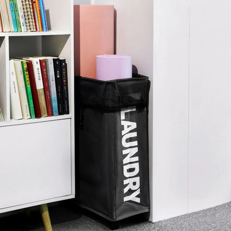 Purilite Select Foldable Laundry & Yoga Storage Basket with Wheels - PuriLite