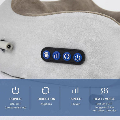 Purilite Select – U-Shaped Neck Massage Pillow - PuriLite