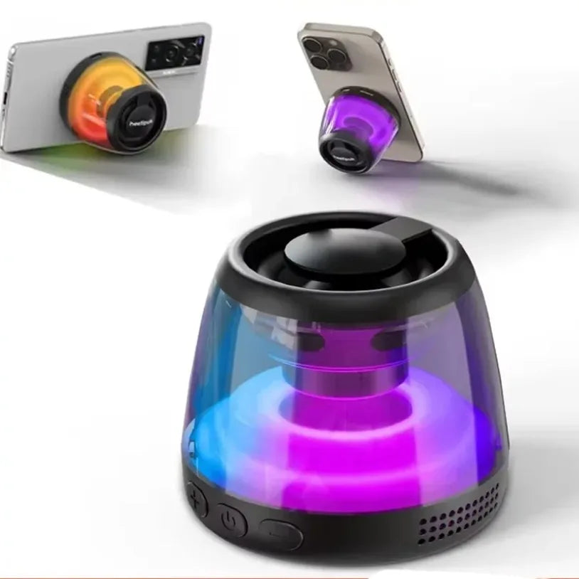 Purilite Select 2024 Mini Pocket Bluetooth Speaker Magnetic RGB Ambient Light TWS Stereo MP3 Player - PuriLite