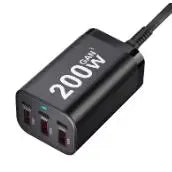 Purilite Select 200W 6-Port GaN USB-C Fast Charger - PuriLite
