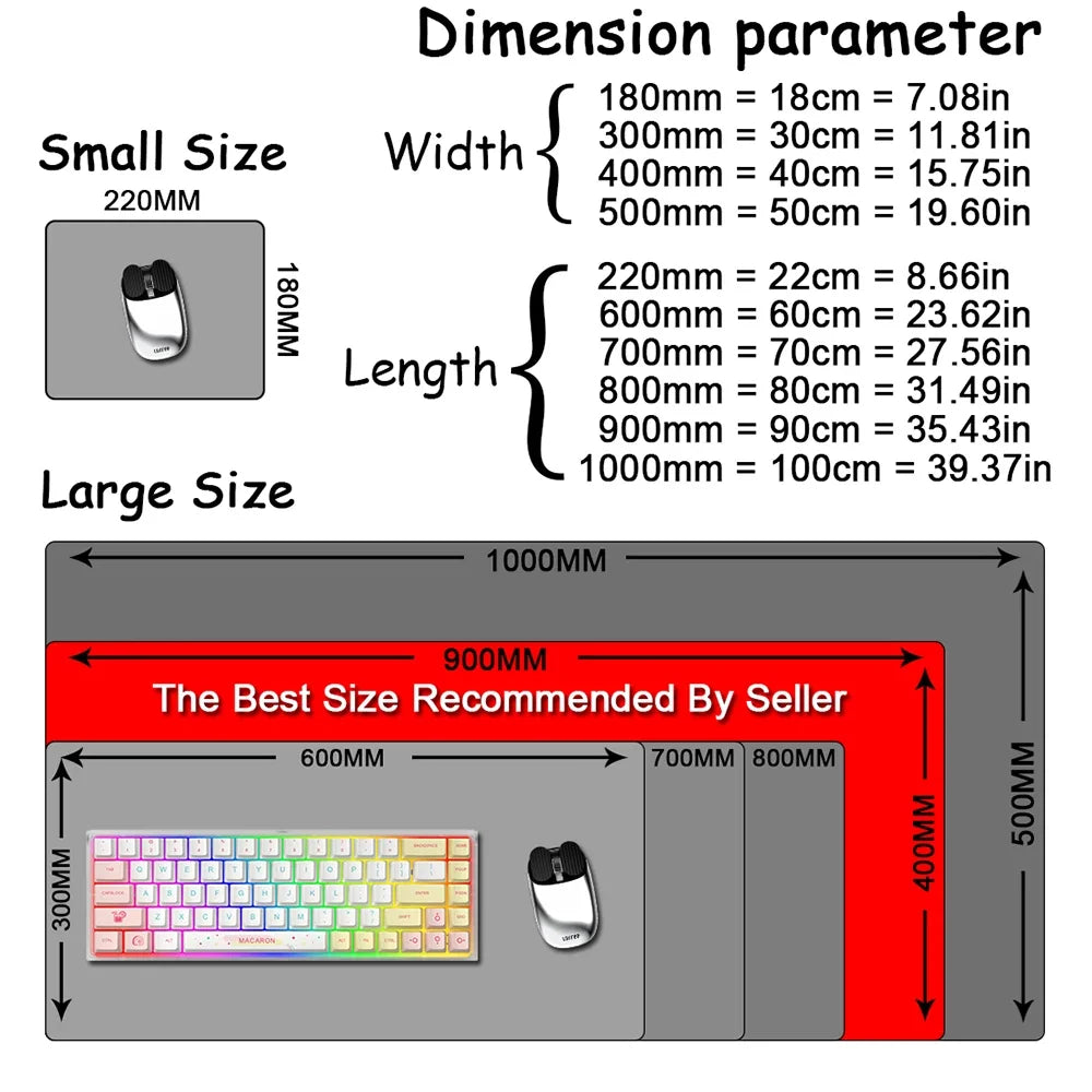 Purilite Select XXL Abstract Art Gaming Mouse Pad – 900×400 mm - PuriLite