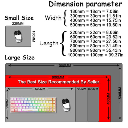 Purilite Select XXL Abstract Art Gaming Mouse Pad – 900×400 mm - PuriLite