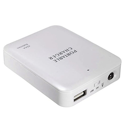 Purilite Select Portable Emergency USB Charger – 4×AA Battery Power Bank & Torch Function - PuriLite