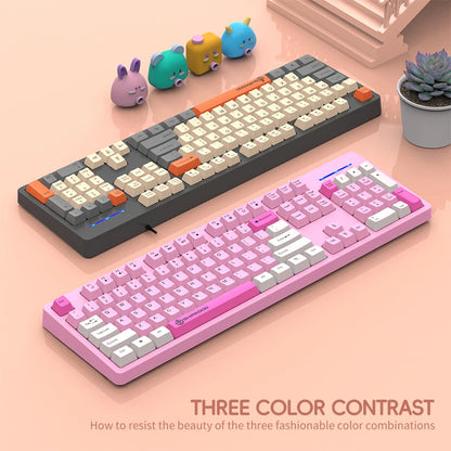 Purilite Select 104-Key Wired Gaming Keyboard – Ergonomic, Splash - PuriLite