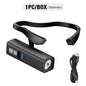 Purilite Select Ear Clip LED Headlamp Rechargeable Waterproof Headlight Hands Free Flashlight for Fishing Hiking Running Cycling and Outdoor Use