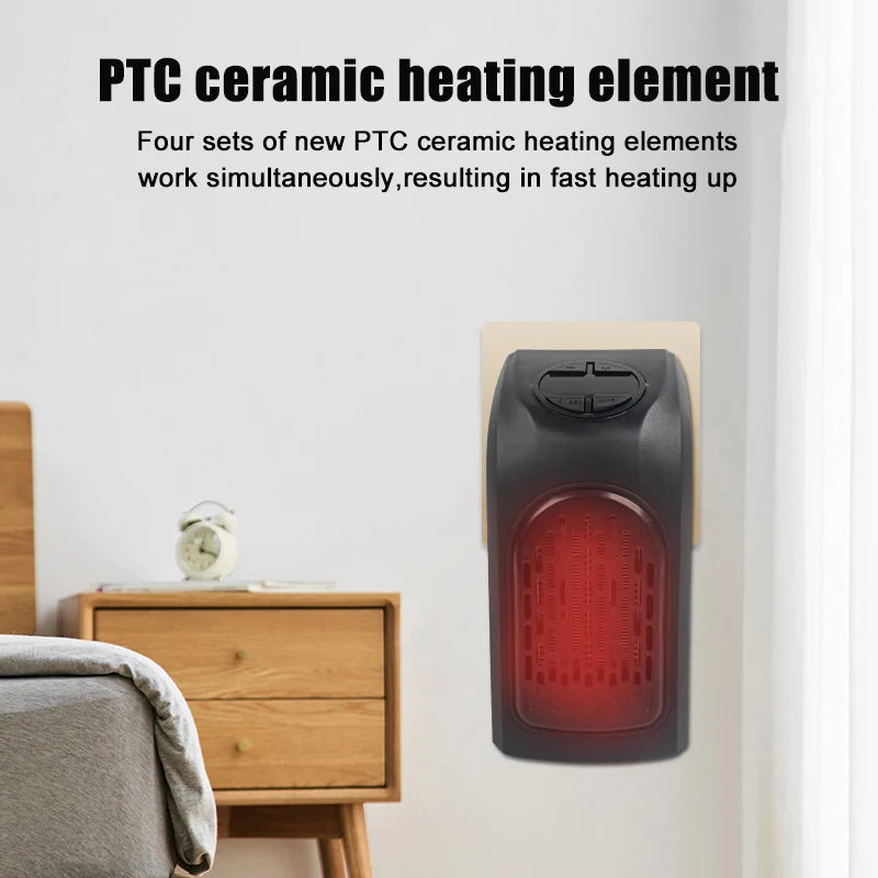 Purilite Select – Plug-In Wall Electric Heater | Compact Portable Room Warmer - PuriLite