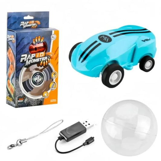 Purilite Select Small Pocket 360° Rotation Stunt Racing Car Mini High-Speed Kids Toy with Lights - PuriLite