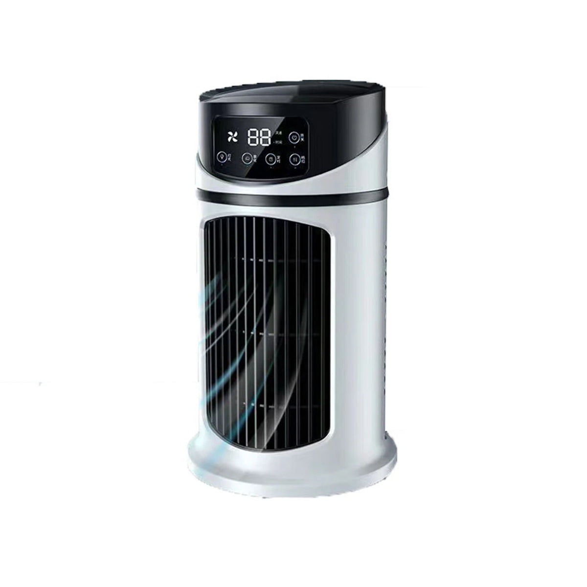 Purilite Select™ USB Mini Air Conditioner Fan – 6-Speed Cooling, Humidifier &amp; Timer - PuriLite