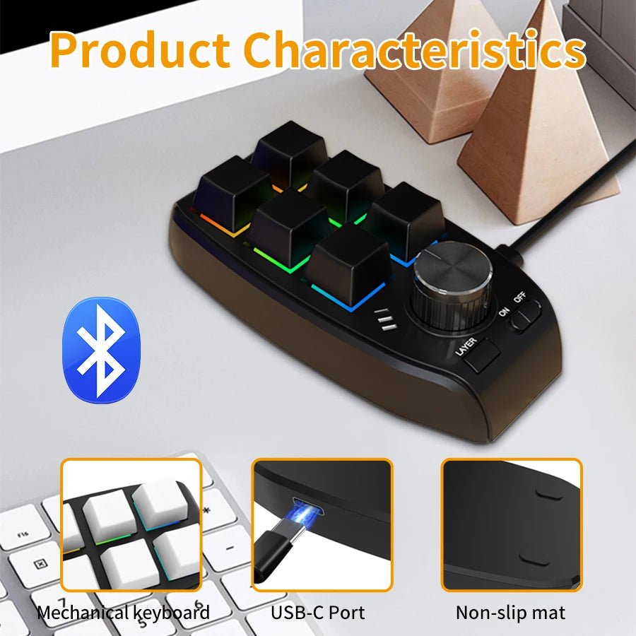 Purilite Select 6-Key RGB Mechanical Macropad - PuriLite