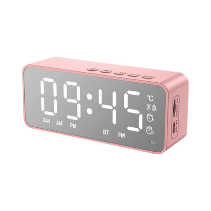 Purilite Select – LED Mirror Digital Alarm Clock with Bluetooth Speaker &amp; FM Radio Multifunctional Desktop Clock | Wireless Audio | USB Rechargeable - PuriLite