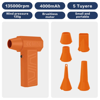 Purilite Select 200000RPM Turbo Jet Blower – Powerful Air Blower & Vacuum Dust Cleaner with Type-C Charging - PuriLite