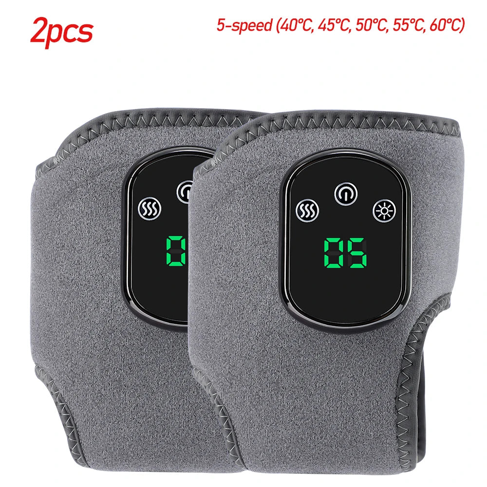Electric Foot Massager Vibration Relaxation Ankle Massager Warm Hot Compress Ankle Brace Joint Sprain Support Ankle Protection - PuriLite