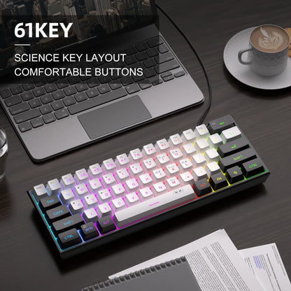 Purilite Select TS91 60% Compact RGB Backlit Wired Keyboard - PuriLite
