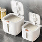 Purilite Select Airtight Rice Storage Container 5KG/10KG – Insect Proof Moisture Proof Grain Storage Box with Sealed Lid, Large Capacity Kitchen Organizer - PuriLite