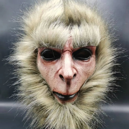 Purilite Select Black Myth Wukong Latex Mask Full-Face Monkey King Cosplay Helmet for Halloween & Party Events - PuriLite