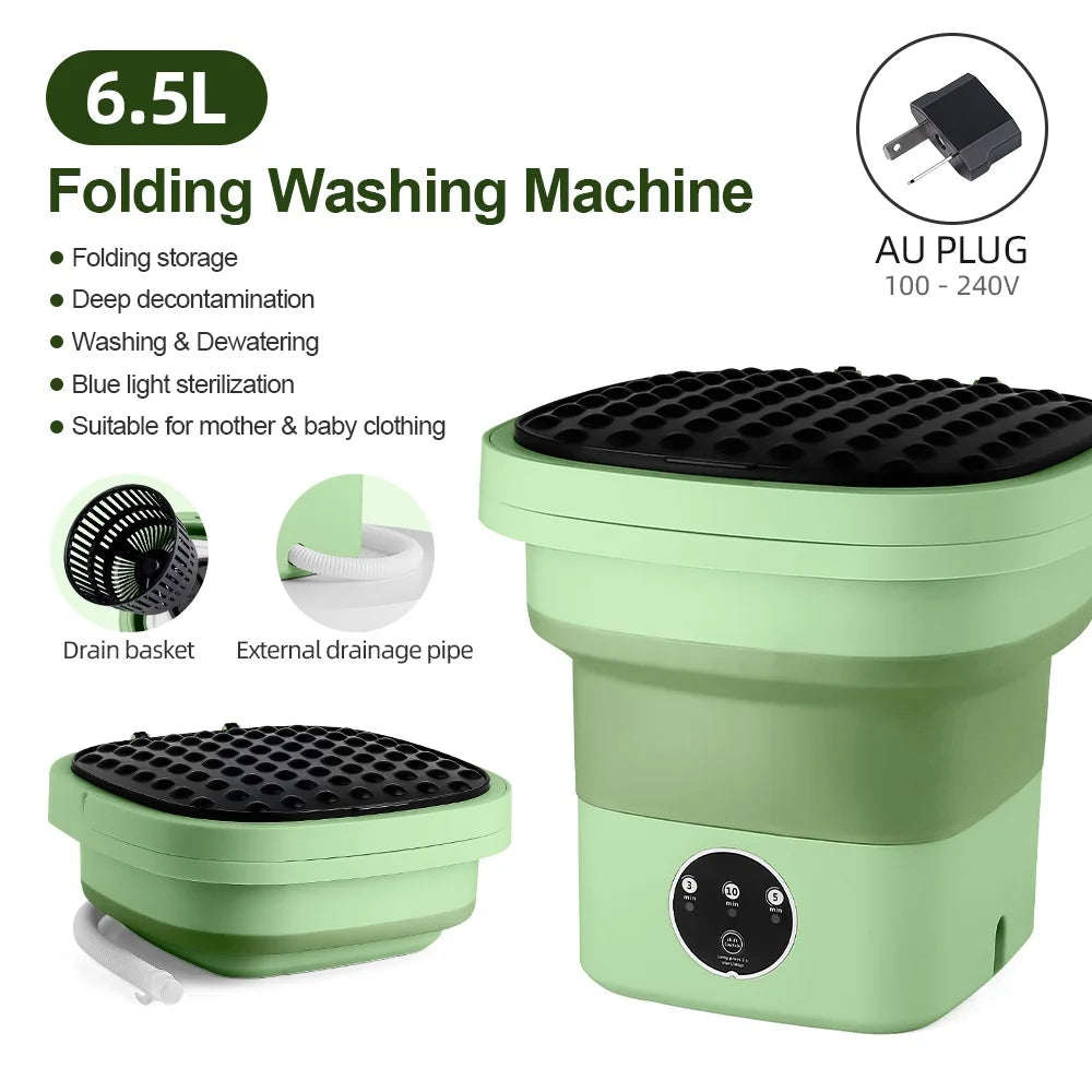 Purilite 6.5L Small Folding Washing Machine Portable Washing Machine - PuriLite