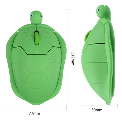 Purilite Select Wireless 2.4G Turtle Mouse – Cute Creative Portable Anti-Slip Optical Mouse for Kids & Office Use | 1600 DPI Plug & Play - PuriLite