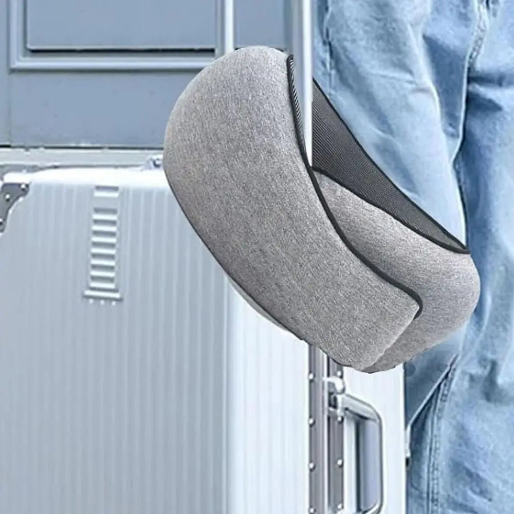 Purilite Select Memory Foam Travel Neck Pillow – U-Shaped Snail Style Portable Sleep Support Pillow - PuriLite