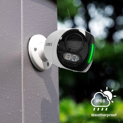4K Dual-Lens Wi-Fi Security Camera | 180° Panoramic View, Smart Lighting and Auto-Tracking