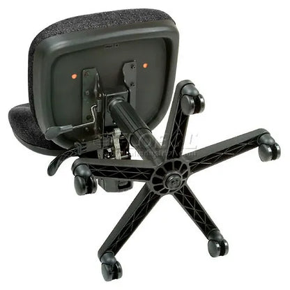 Interion® Task Chair With 17-1/2"H Back, Fabric, Black - PuriLite