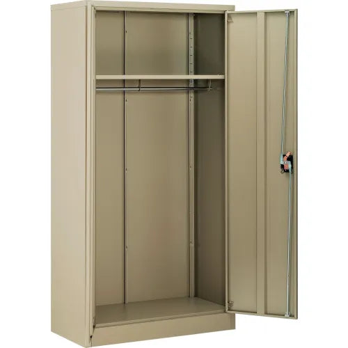 Global Industrial™ Wardrobe Cabinet Easy Assembly 36x18x72 Tan - PuriLite