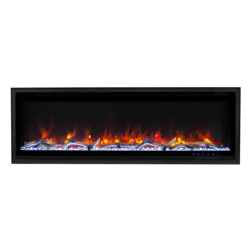 Paramount 42" Kennedy II Commercial Grade Electric Fireplace - Black (EFWM502) - PuriLite