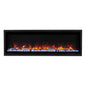 Paramount 42" Kennedy II Commercial Grade Electric Fireplace - Black (EFWM502) - PuriLite