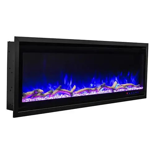 Paramount 42" Kennedy II Commercial Grade Electric Fireplace - Black (EFWM502) - PuriLite