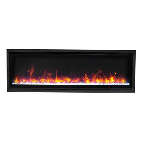 Paramount 42" Kennedy II Commercial Grade Electric Fireplace - Black (EFWM502) - PuriLite