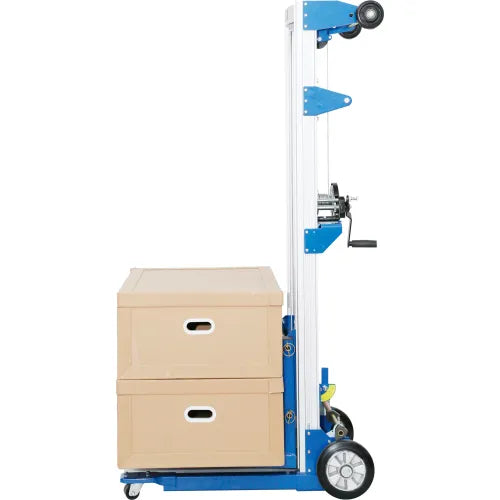 Global Industrial™ Lightweight Hand Operated Lift Truck, 400 Lb. Capacity Fixed Legs - PuriLite