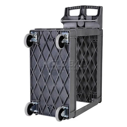 Global Industrial™ Utility Cart w/2 Shelves & 5" Casters, 500 lb. Capacity, 40"L x 17"W x 33"H - PuriLite