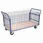 Global Industrial™ Euro Truck with 4 Wire Sides & Wood Deck 60 x 30 2000 Lb. Capacity - PuriLite