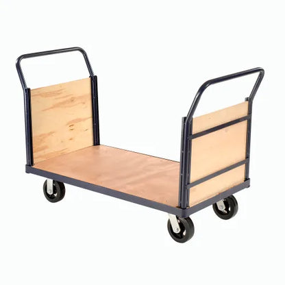 Global Industrial™ Euro Truck With Wood Ends & Deck 60 x 30 2400 Lb. Capacity - PuriLite