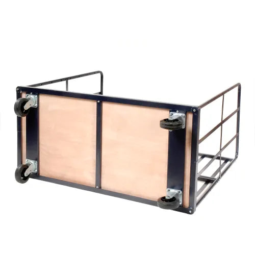 Global Industrial™ Wood Shelf Truck, 2000 lb. Capacity, 60"L x 30"W x 62"H, Blue - PuriLite