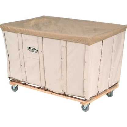 Global Industrial™ Basket Bulk Truck, Canvas, 24 Bushel Capacity - PuriLite